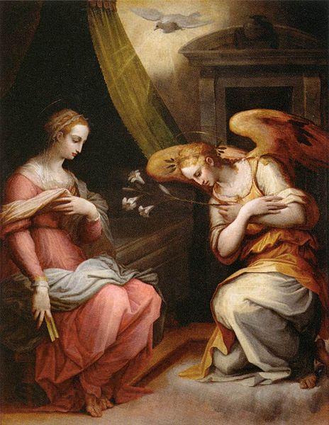 Giorgio Vasari The Annunciation Norge oil painting art